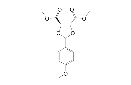 dimethyl (4R,5R)-2-(4-methoxyphenyl)-1,3-dioxolane-4,5-dicarboxylate