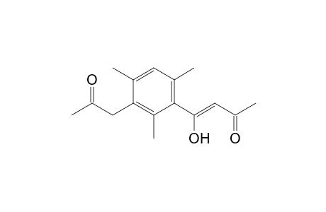 3-Buten-2-one, 4-hydroxy-4-[2,4,6-trimethyl-3-(2-oxopropyl)phenyl]-