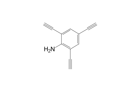 2,4,6-Triethynylbenzenamine