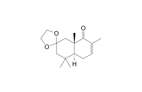 (4'aS,8'aS)-2',5',5',8'a-tetramethyl-1'-spiro[1,3-dioxolane-2,7'-4,4a,6,8-tetrahydronaphthalene]one