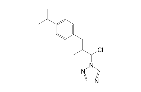 1H-1,2,4-Triazole, 1-[1-chloro-2-methyl-3-[4-(1-methylethyl)phenyl]propyl]-