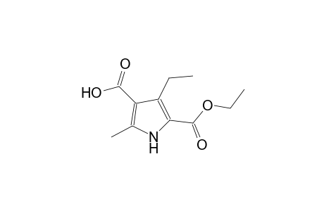 5-(ethoxycarbonyl)-4-ethyl-2-methyl-1H-pyrrole-3-carboxylic acid