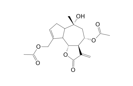 .delta.-3(4)-8.alpha.-O-acetyl-15-acetoxy-dihydroflabellin