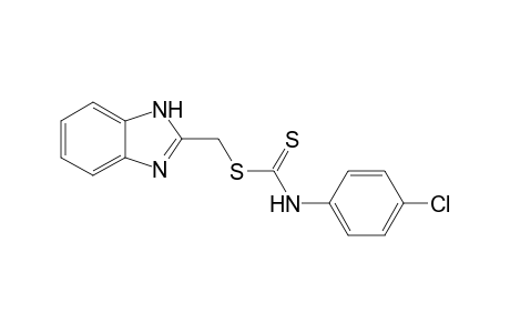 1H-benzimidazol-2-ylmethyl N-(4-chlorophenyl)carbamodithioate