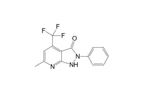 6-Methyl-2-phenyl-4-(trifluoromethyl)-1H-pyrazolo[3,4-b]pyridin-3(2H)-one