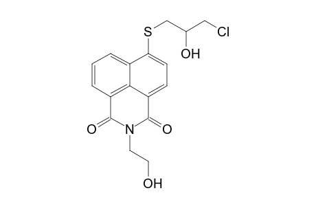 4-[(3-CHLORO-2-HYDROXYPROPYL)THIO]-N-(2-HYDROXYETHYL)NAPHTHALIMIDE