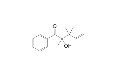 2,3,3-Trimethyl-1-phenyl-2-hydroxypent-4-en-1-one