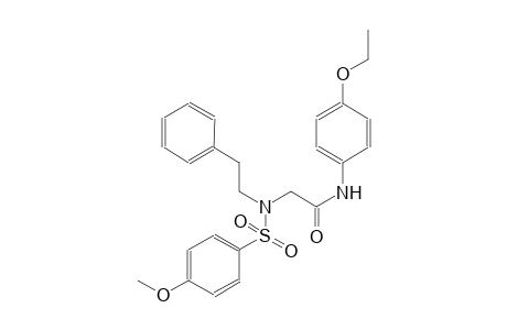 acetamide, N-(4-ethoxyphenyl)-2-[[(4-methoxyphenyl)sulfonyl](2-phenylethyl)amino]-