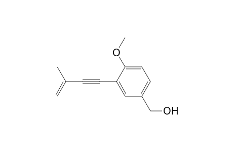 Benzenemethanol, 4-methoxy-3-(3-methyl-3-buten-1-ynyl)-
