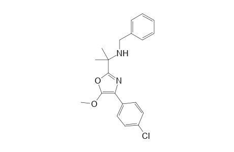 N-Benzyl-2-[4'-(4"-chlorophenyl)-5'-methoxyoxazol-2'-yl]propan-2-amine