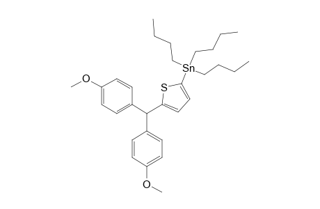 2-[BIS-(4-METHOXYPHENYL)-METHYL]-5-(TRIBUTYLSTANNYL)-THIOPHENE