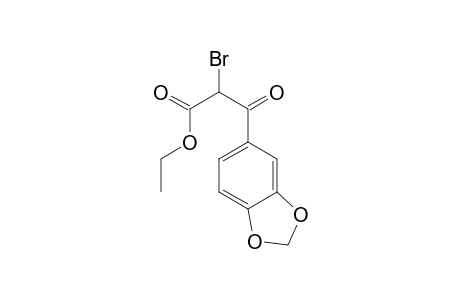 1,3-Benzodioxole-5-propanoic acid, .alpha.-bromo-.beta.-oxo-, ethyl ester