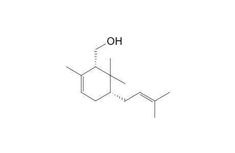 [(1S,5R)-2,6,6-trimethyl-5-(3-methylbut-2-enyl)-1-cyclohex-2-enyl]methanol