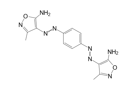 4,4'-(1,4-Phenylenebis(diazene-2,1-diyl))bis(5-amino-3-methylisoxazole)