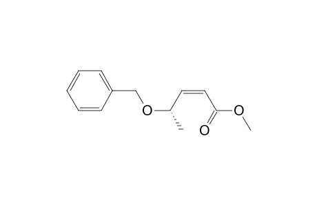 Methyl (S)-4-phenylmethoxy-2(Z)-pentenoate