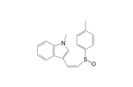1-Methyl-3-[(Z)-2-(4-methylphenyl)sulfinylethenyl]indole