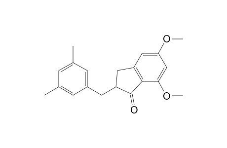 2-(3,5-dimethylbenzyl)-2,3-dihydro-5,7-dimethoxy-1H-indene-1-one