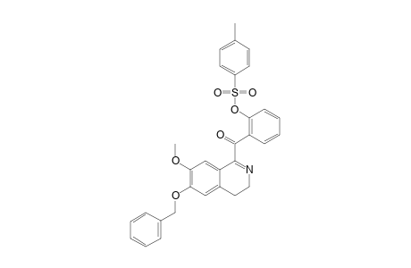 1-BENZOYL-6-BENZYLOXY-7-METHOXY-2'-TOSYLOXY-3,4-DIHYDROISOQUINOLINE