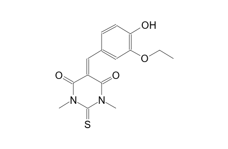 5-(3-ethoxy-4-hydroxybenzylidene)-1,3-dimethyl-2-thioxodihydro-4,6(1H,5H)-pyrimidinedione