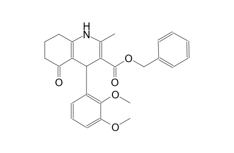 benzyl 4-(2,3-dimethoxyphenyl)-2-methyl-5-oxo-1,4,5,6,7,8-hexahydro-3-quinolinecarboxylate