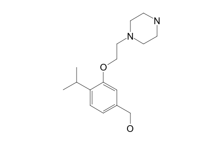 2-HYDROXYMETHYL-4-[2-(PIPERAZIN-1'-YL)-ETHOXY]-5-ISOPROPYL-BENZENE