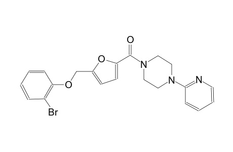 2-bromophenyl (5-{[4-(2-pyridinyl)-1-piperazinyl]carbonyl}-2-furyl)methyl ether