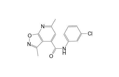 isoxazolo[5,4-b]pyridine-4-carboxamide, N-(3-chlorophenyl)-3,6-dimethyl-