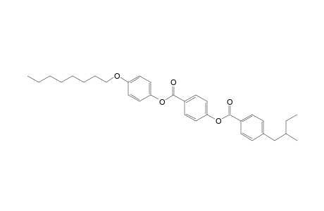 Benzoic acid, 4-(2-methylbutyl)-, 4-[[4-(octyloxy)phenoxy]carbonyl]phenyl ester