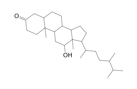 Ergostan-3-one, 12-hydroxy-, (5.beta.,12.alpha.)-