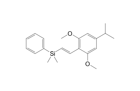 (E)-2-(2-Dimethylphenylsilylethenyl)-1,3-dimethoxy-5-isopropylbenzene