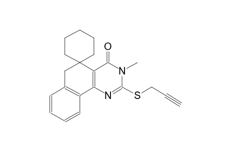 3-methyl-2-(prop-2-yn-1-ylthio)-3H-spiro[benzo[h]quinazoline-5,1'-cyclohexan]-4(6H)-one