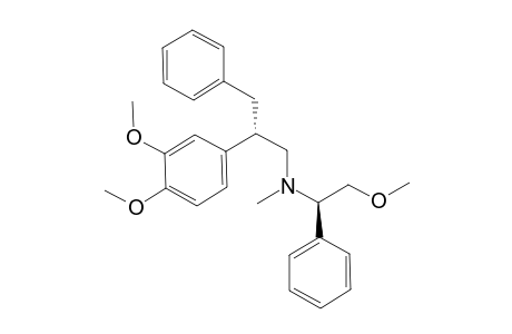 (1R,2'S)-(+)-N-[2'-(3,4-Dimethoxyphenyl)-3'-phenylpropyl]-2-methoxy-N-methyl-1-phenylethylamine