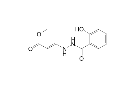 3-[N'-(2-Hydroxy-benzoyl)-hydrazino]-but-2-enoic acid methyl ester