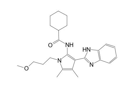 cyclohexanecarboxamide, N-[3-(1H-benzimidazol-2-yl)-1-(3-methoxypropyl)-4,5-dimethyl-1H-pyrrol-2-yl]-