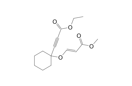 (E)-Methyl 3-(1-(3-ethoxy-3-oxoprop-1-ynyl)cyclohexyloxy)acrylate