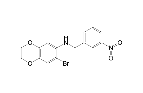 (7-Bromo-2,3-dihydro-benzo[1,4]dioxin-6-yl)-(3-nitro-benzyl)-amine