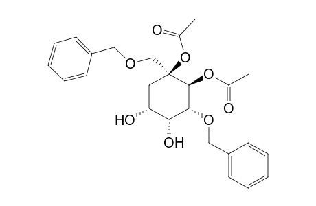 (1R,2R,3R,4S,5S)-4,5-Di-O-acetyl-3-O-benzyl-5-((benzyloxy)methyl)cyclohexane-1,2,3,4,5-pentol