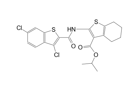 isopropyl 2-{[(3,6-dichloro-1-benzothien-2-yl)carbonyl]amino}-4,5,6,7-tetrahydro-1-benzothiophene-3-carboxylate