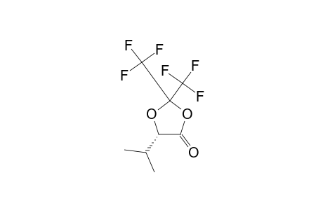 (5-S)-5-ISOPROPYL-2,2-BIS-(TRIFLUOROMETHYL)-1,3-DIOXOLAN-4-ONE