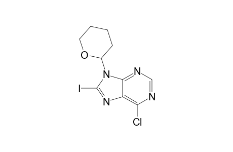 6-Chloro-8-iodo-9-(tetrahydro-2H-pyran-2-yl)-9H-purine