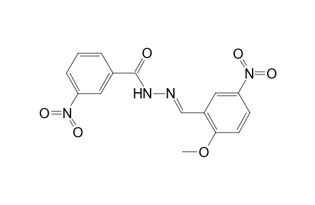 N'-[(E)-(2-Methoxy-5-nitrophenyl)methylidene]-3-nitrobenzohydrazide