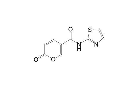 2-Oxo-N-(1,3-thiazol-2-yl)-2H-pyran-5-carboxamide