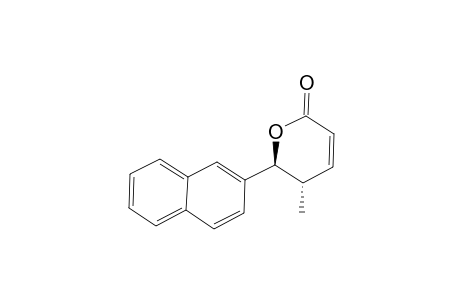 (5S)-Methyl-(6S)-naphthalen-2-yl-5,6-dihydropyran-2-one