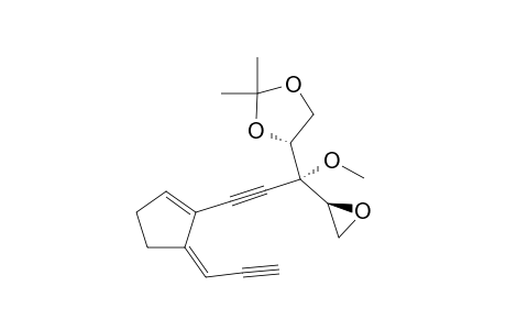 (2S,3S)-3-[(4R)-2,2-Dimethyl-1,3-dioxolan-4-yl]-1,2-epoxy-3-methoxy-5-[(5Z)-5-(2-propylidene)-1-cyclopenten-1-yl]-4-pentyne