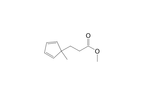 1-Methylcyclopenta-2,4-dien-1-propionic acid methyl ester
