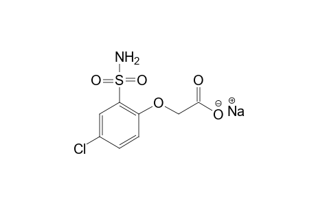 (4-CHLORO-2-SULFAMOYLPHENOXY)ACETIC ACID, SODIUM SALT