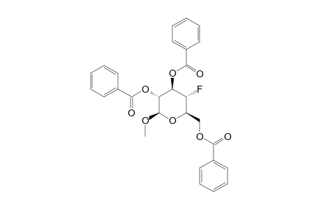 METHYL-2,3,6-TRI-O-BENZOYL-4-DEOXY-4-FLUORO-BETA-D-GLUCOPYRANOSIDE