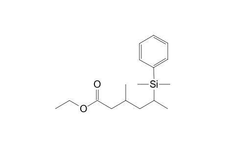 Ethyl (3RS,5SR)-5-Dimethyl(phenyl)silyl-3-methylhexanoate