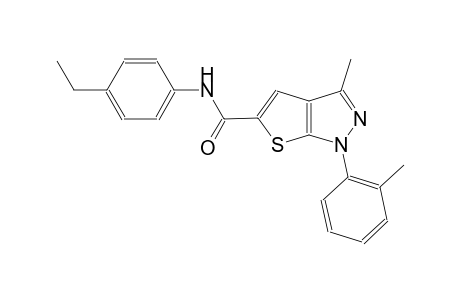 N-(4-ethylphenyl)-3-methyl-1-(2-methylphenyl)-1H-thieno[2,3-c]pyrazole-5-carboxamide