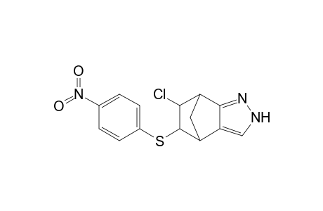 6-endo-Chloro-4,5,6,7-tetrahydro-4,7-methano-5-exo-(p-nitrophenylsulfenyl)-2H-indazole